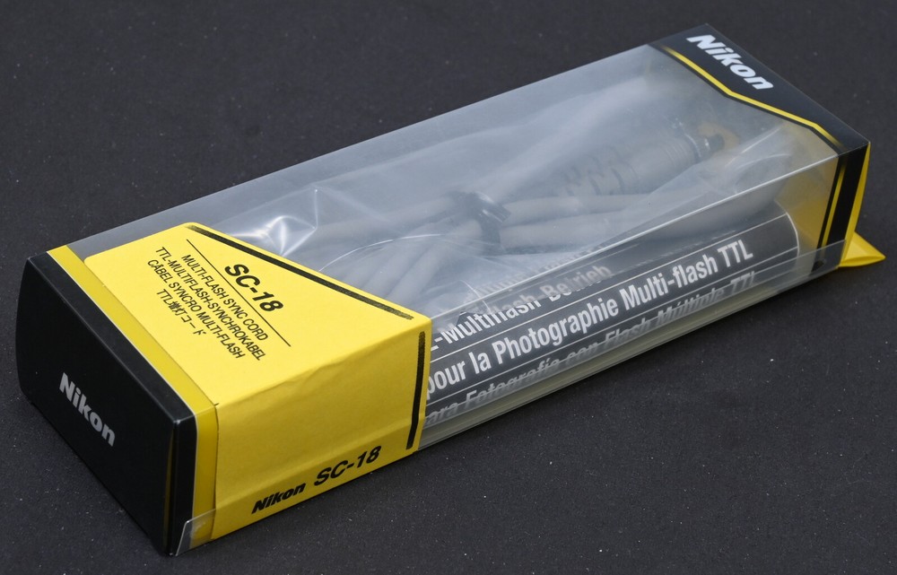 Nikon SC-18 TTL Multi-Flash Sync Cord with Original Box and Instructions - Mint!