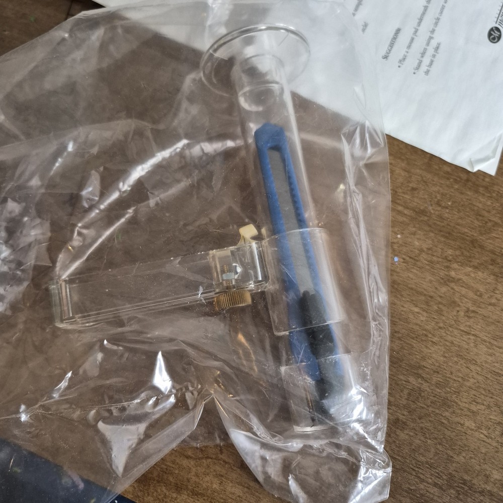 Creative Memories Circle Cutter Glass Tray