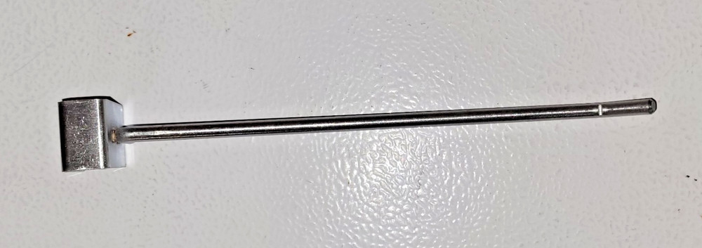 Chrome Metal Hook Wall Mount System Rectangular Tubing 7 Pieces