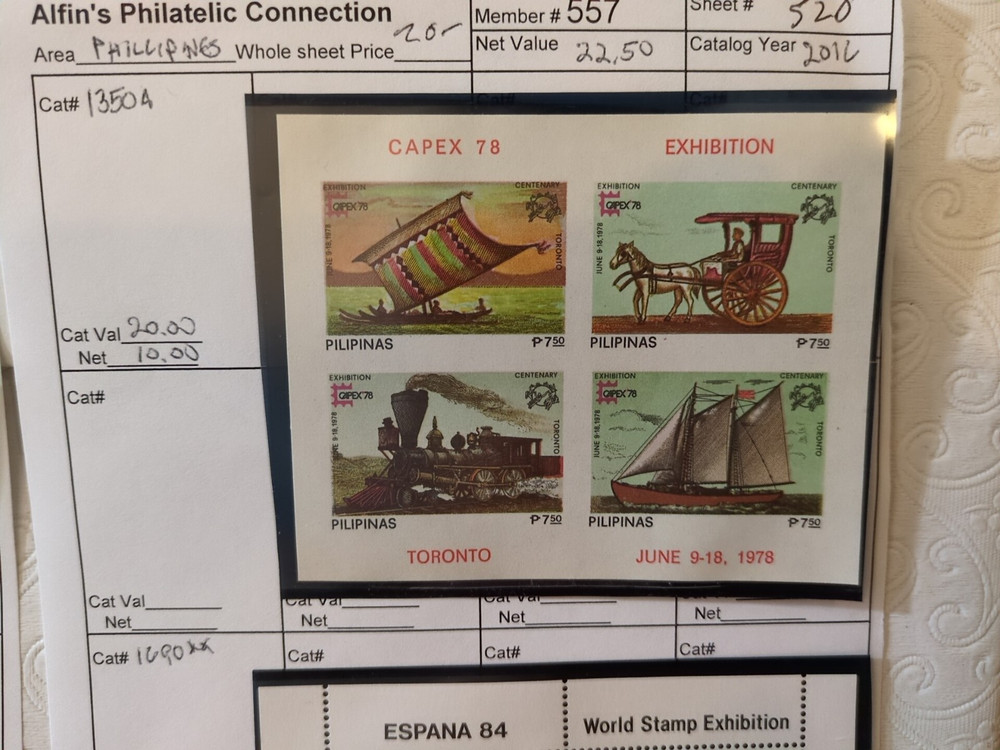 APC 6401 Philiipeans MNH about $60 scv