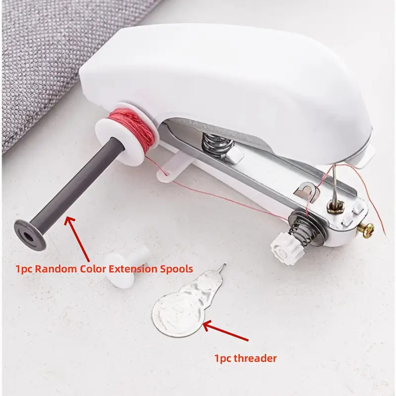 Portable Handheld Sewing Machine DIY Mini Sewing Stitching Machine Quick Sewing