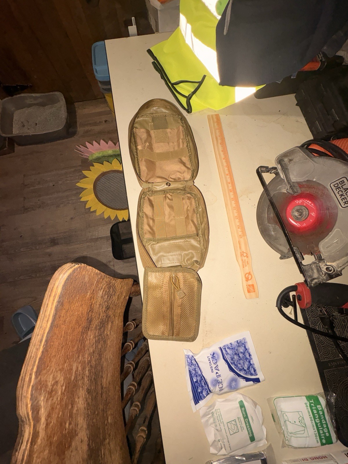 Tactical Trauma Kit Military First Aid Bag for Emergency Survival ( Over 200 Pcs