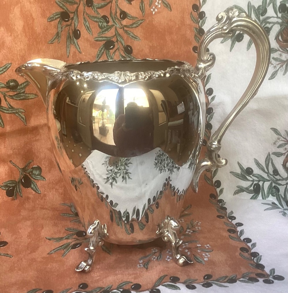 Sheridan Silverplate “Silver On Copper” 8 Inch Pitcher