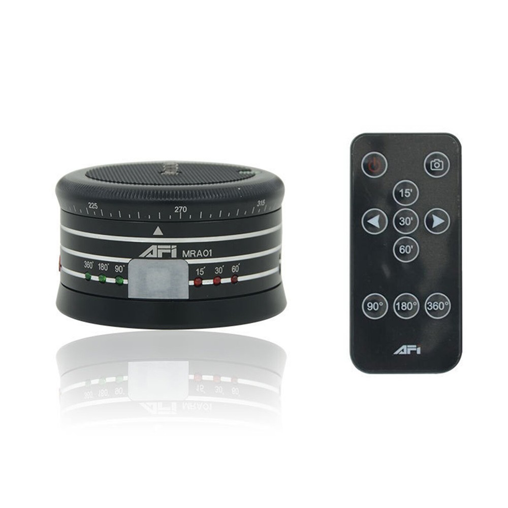 360° Rotation Motorized Time-lapse Panoramic Tripod Head with Remote For Camera