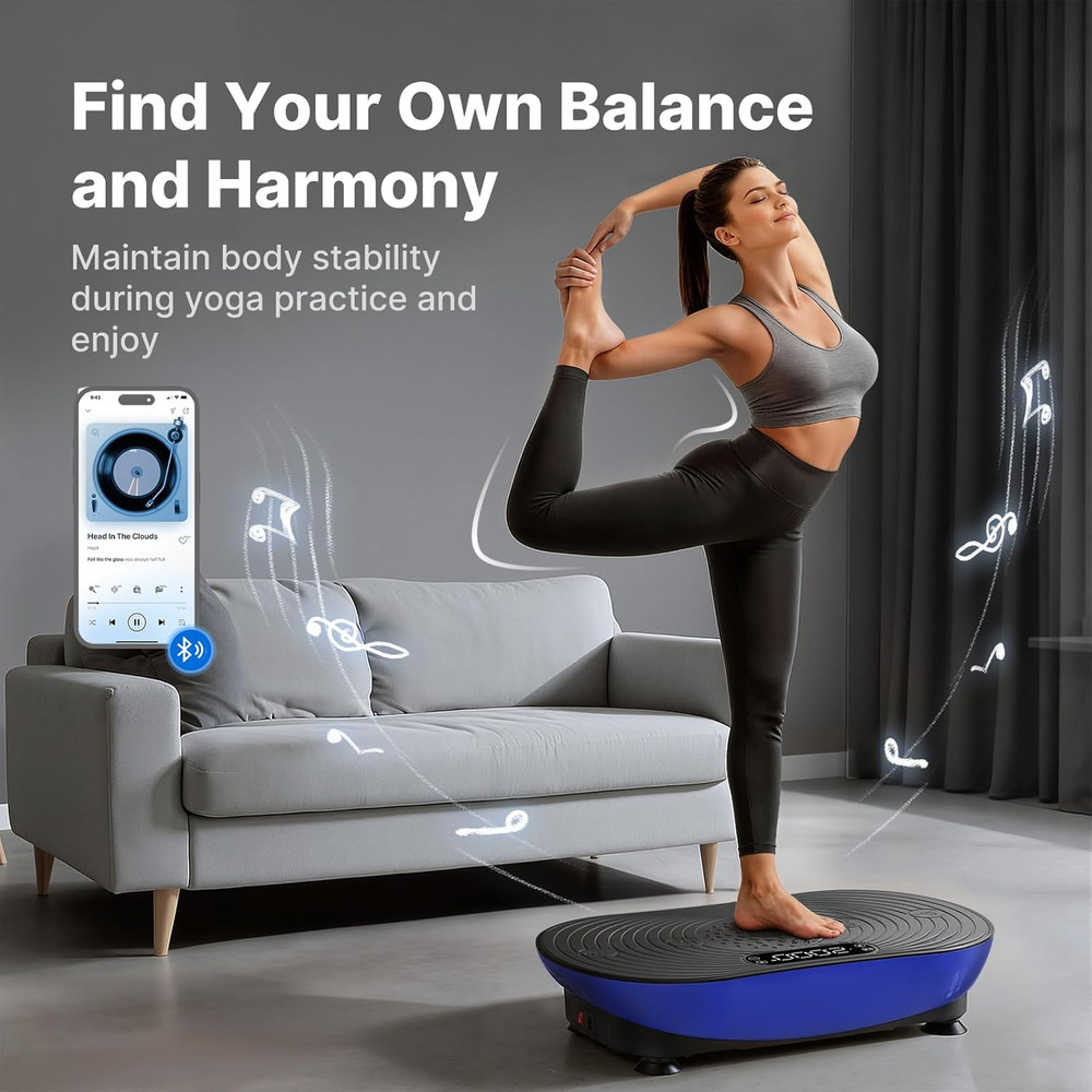 Vibration Plate Exercise Machine, Vibrating Platform for Lymphatic Drainage Weig
