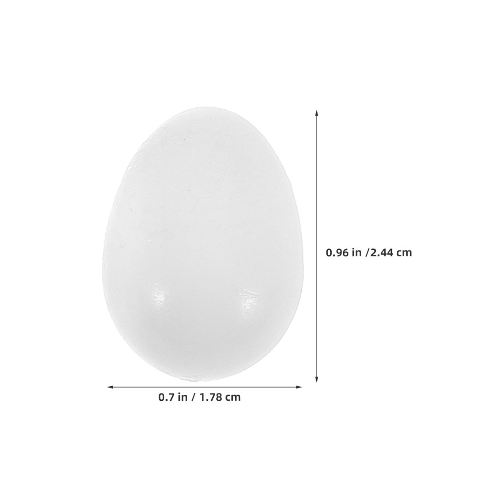 25 Pcs Simulation Pigeon Egg Artificial Props Decorative Nest Eggs