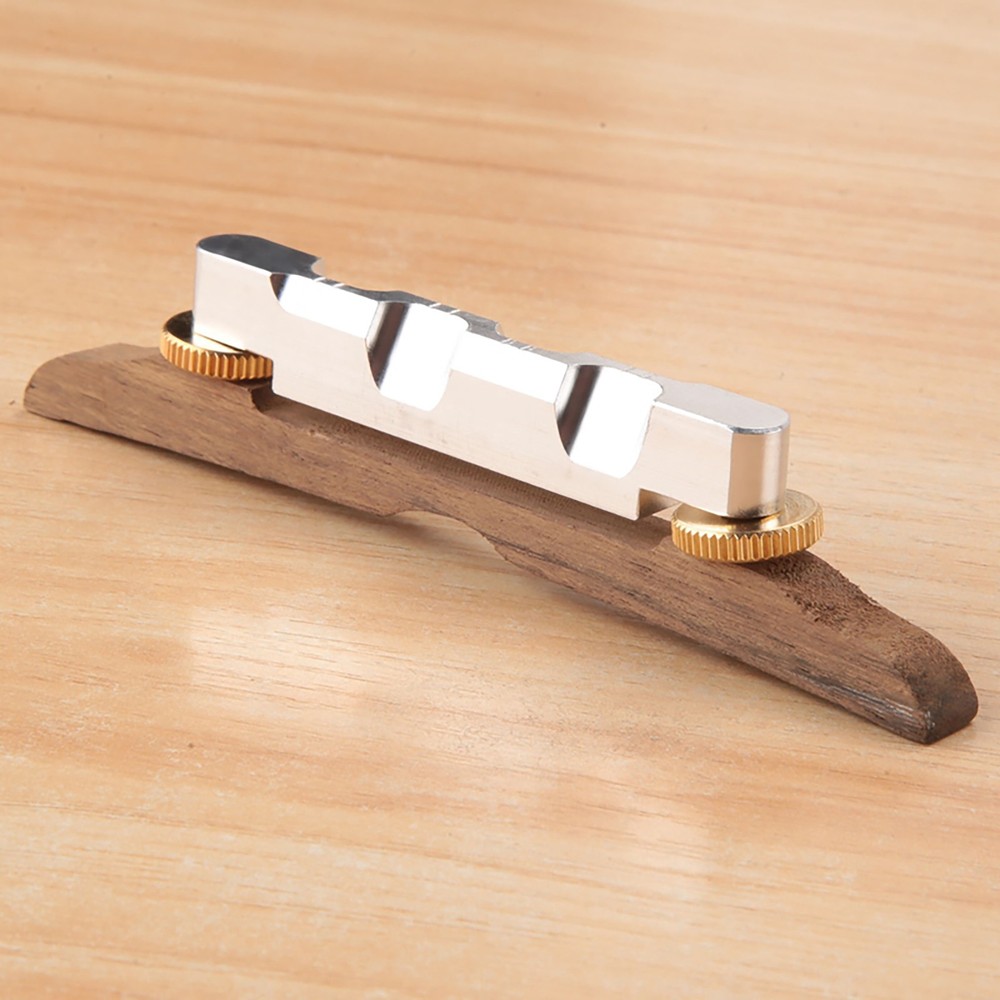 Height Adjustable Archtop Guiar String Mandolin Bridge Accessories Assembly
