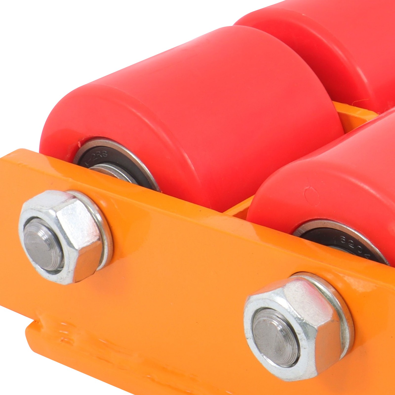 4 Pcs Heavy Duty Machinery Skates Dolly 360° Rotation 6T/13200Lbs With Handle