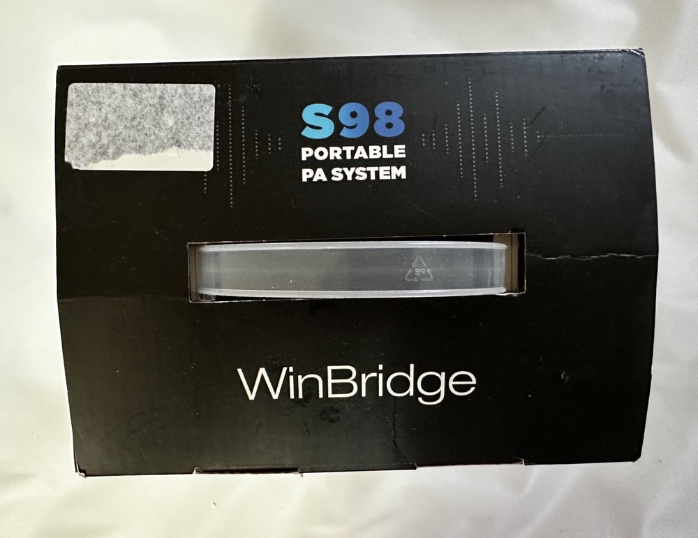WinBridge S98 Wireless Portable Voice Amplifier Bluetooth 5.3 PA System, 40W