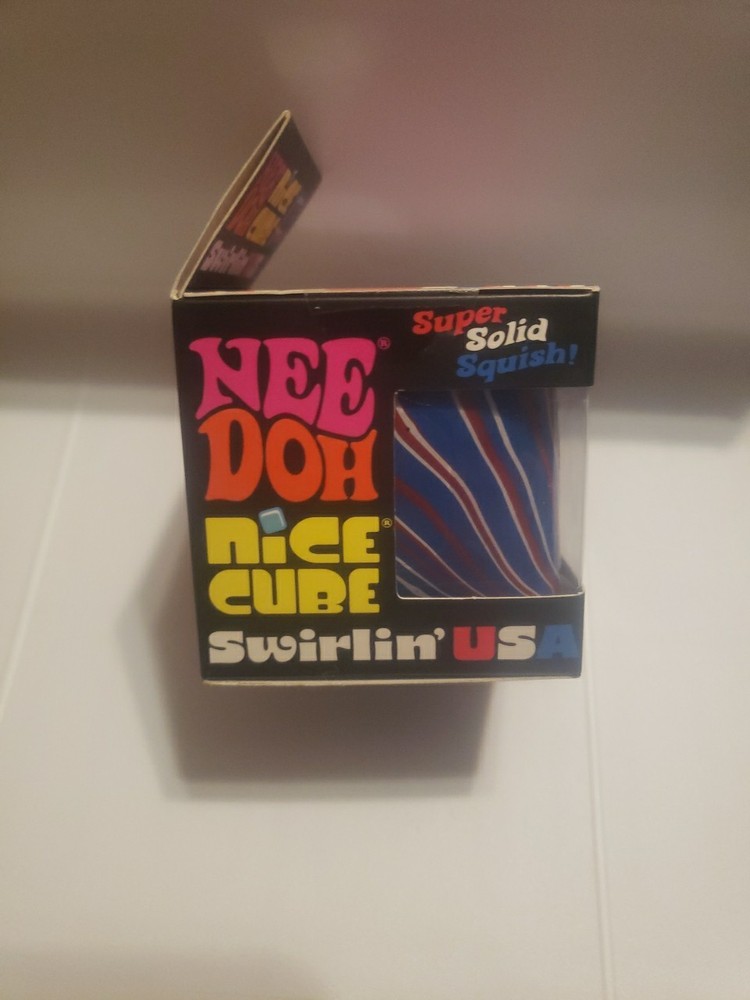 NEEDOH Nice Cube Swirlin’ USA Super Solid Squish NEW