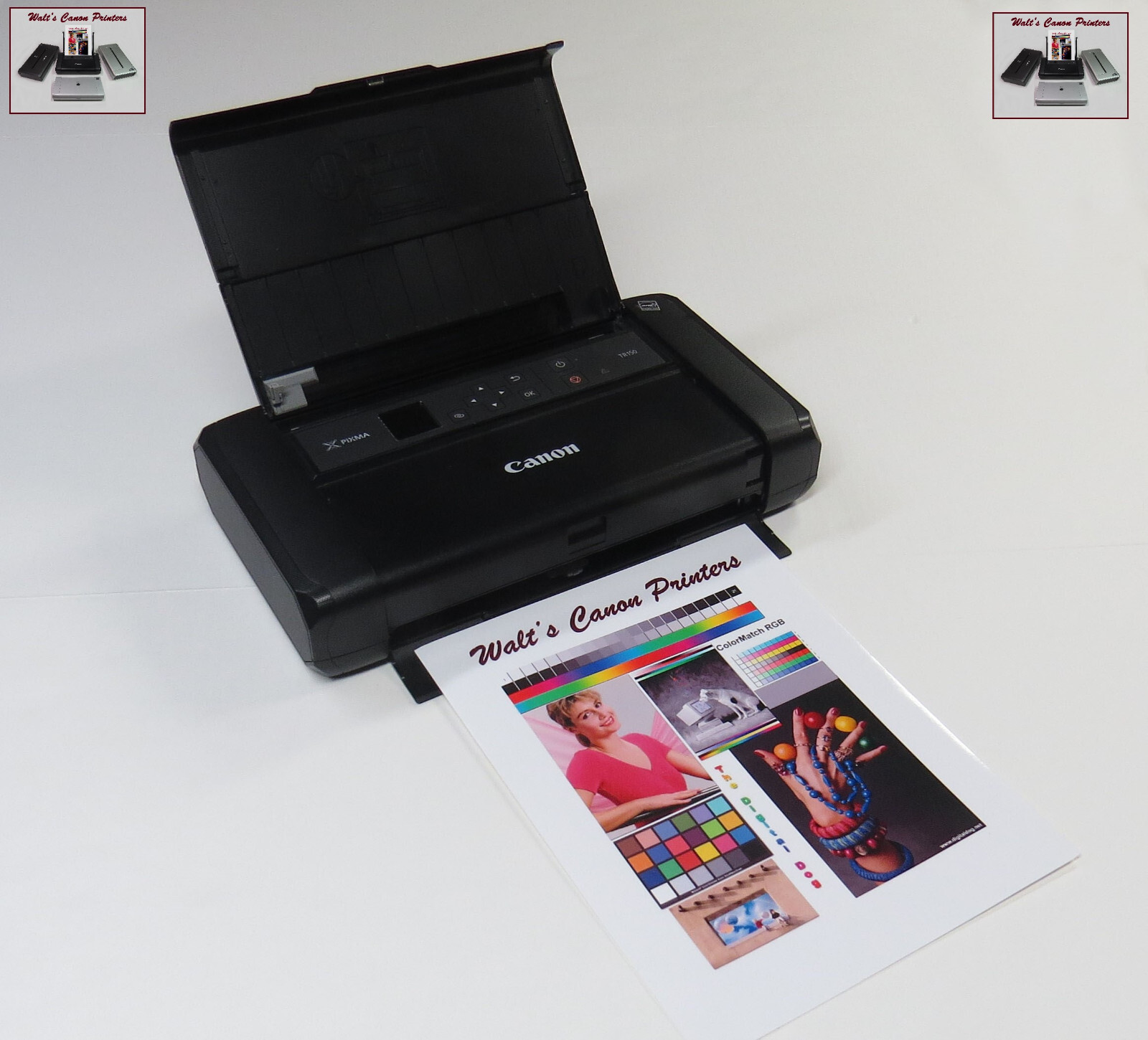 VERY NICE Canon PIXMA TR150 Portable Travel Printer-Warranty