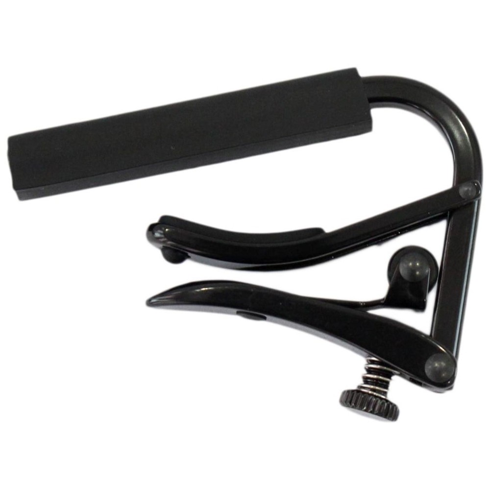Shubb C2K Capo Noir for Nylon String Classical Guitars, Black Chrome