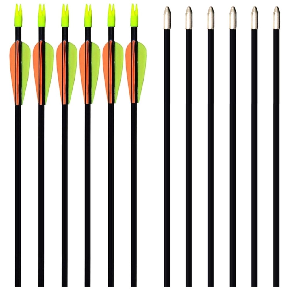 28" Fiberglass Archery Practice Arrows