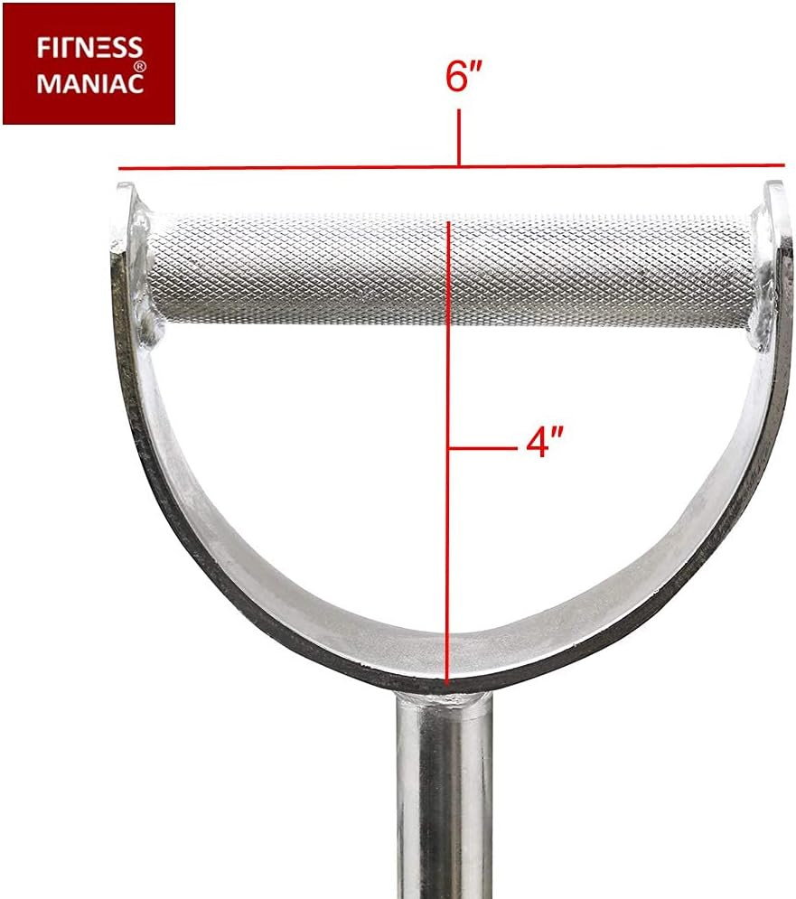 USA Lat Pulldown Attachments 28" Straight Bar, Neutral Wide Grip Flat Lat Pull D