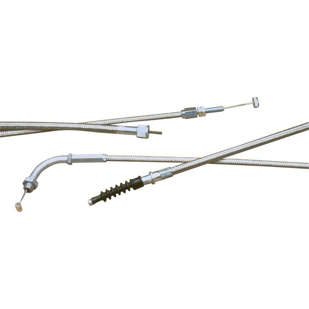 Motion Pro 64-0251 Armor Coat Stainless Steel Pull Throttle Cable (+3in.)