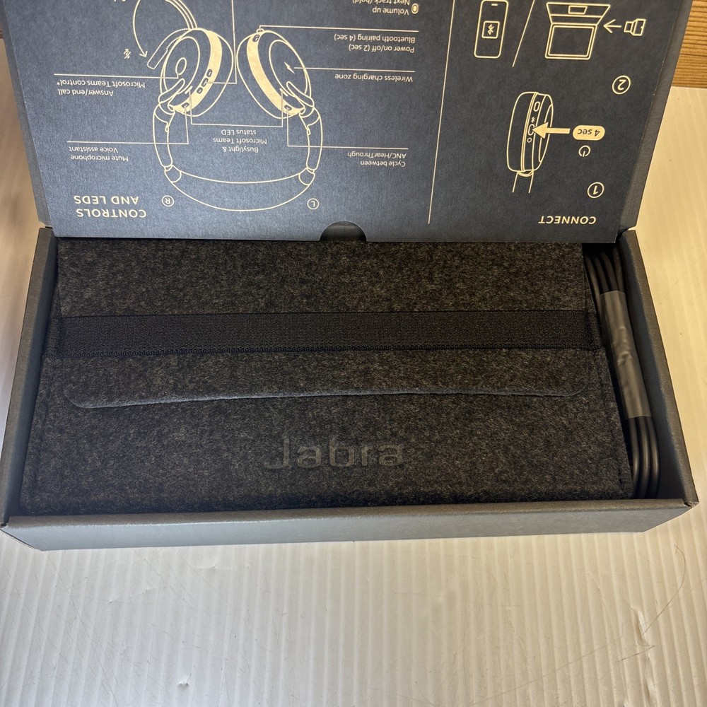 Jabra Evolve2 65 Flex Wireless Stereo Headset Bluetooth Noise Cancelling - NEW