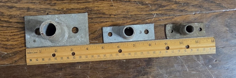 x3 Vintage Oarlock Oar Lock Holders