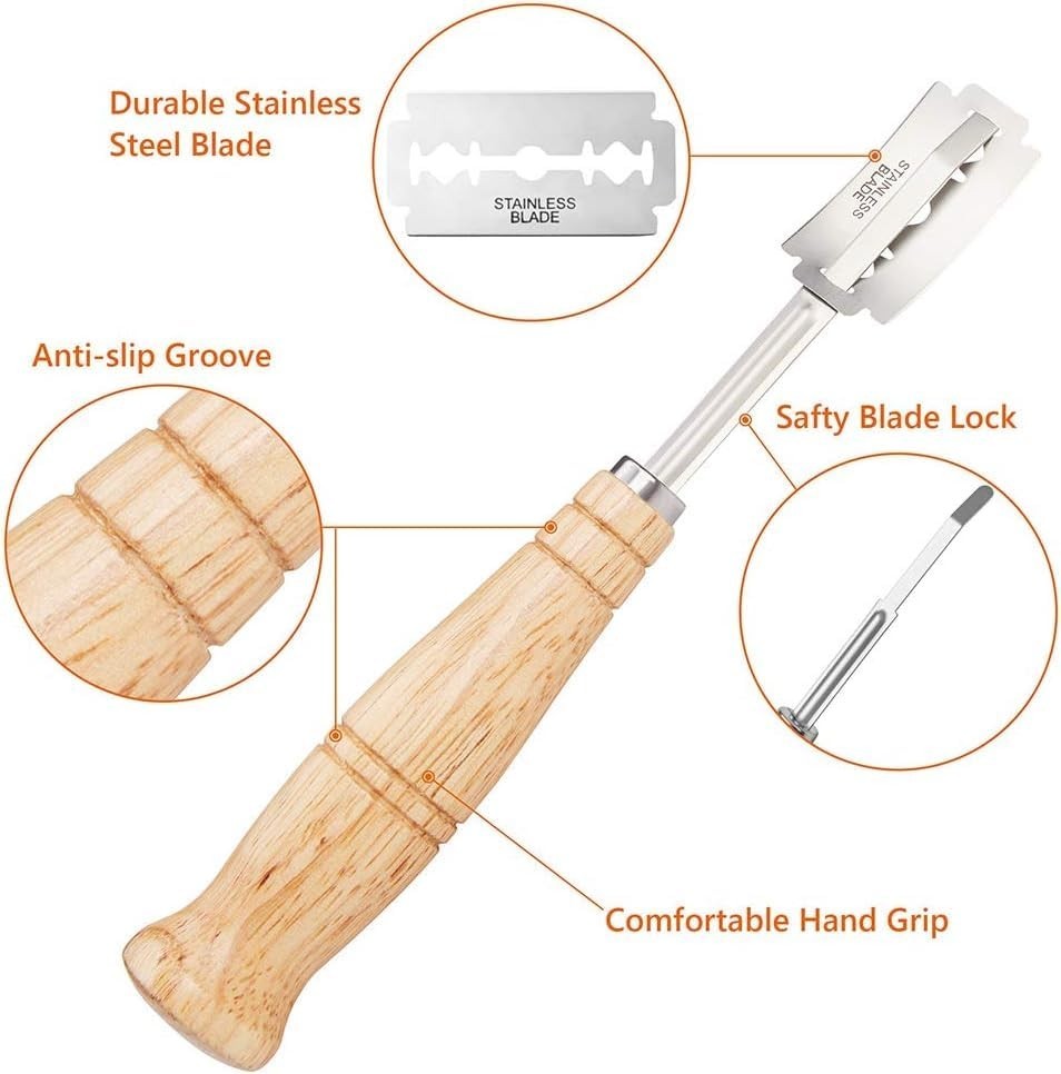 Danish Dough Whisk - Bread Making Tools - Danish Dough Hook - Bread Dough Mixer