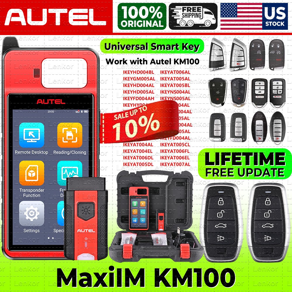 2025 Autel MaxiIM KM100 KM100E Key Fob Programming Tool Programmer Immobilizer