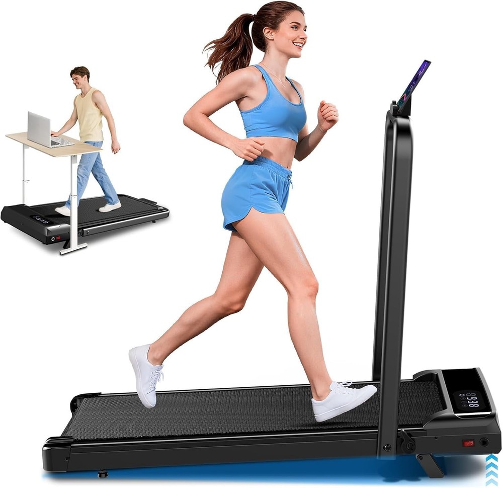 Multifunctional Foldable Treadmill - 350lbs Capacity