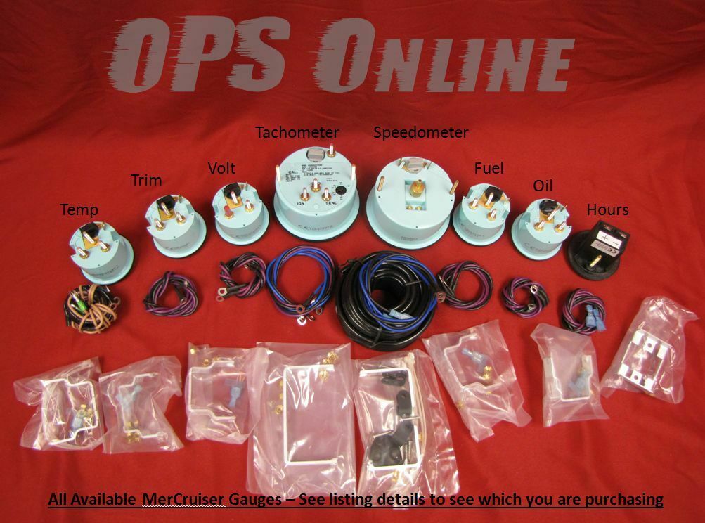 Mercury Marine Analog Gauge - Black - Voltmeter Gauge 895286A01