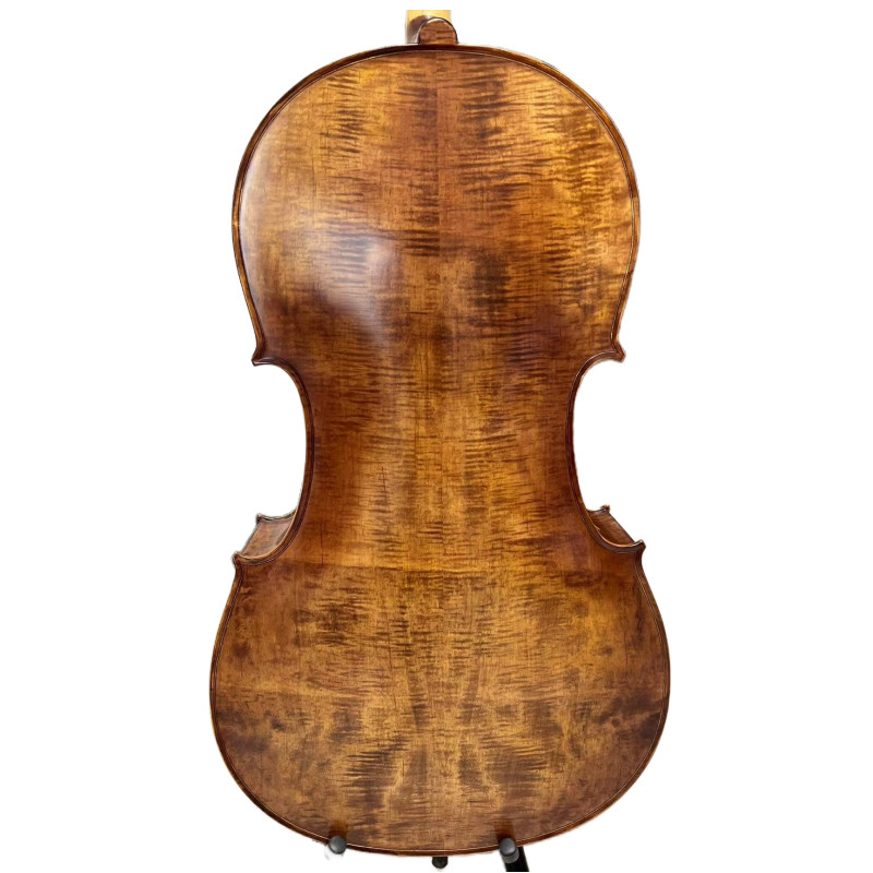 Stradivari style Cello 4/4,Old spruce ,Full Size Hand Made,Solid Wood #15824