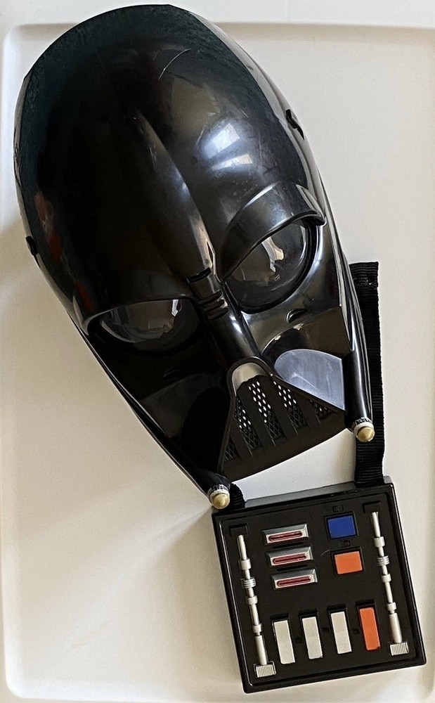 Star Wars LFL 2004 Darth Vader Realistic Helmet Voice Changer MISSING BACK