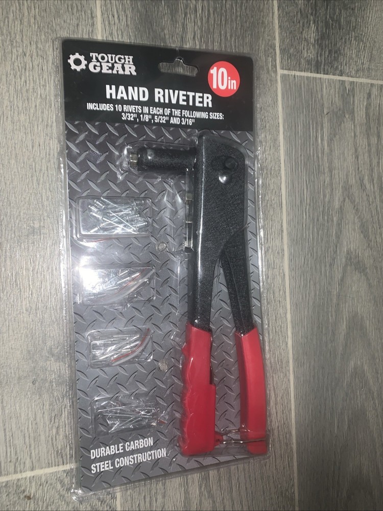 Tough Gear Hand Riveter With 40 Rivets