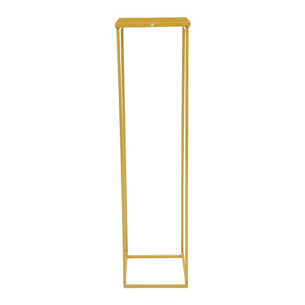 100*25*25cm Rectangular Flower Display Rack, Geometric Flower Stand Gold