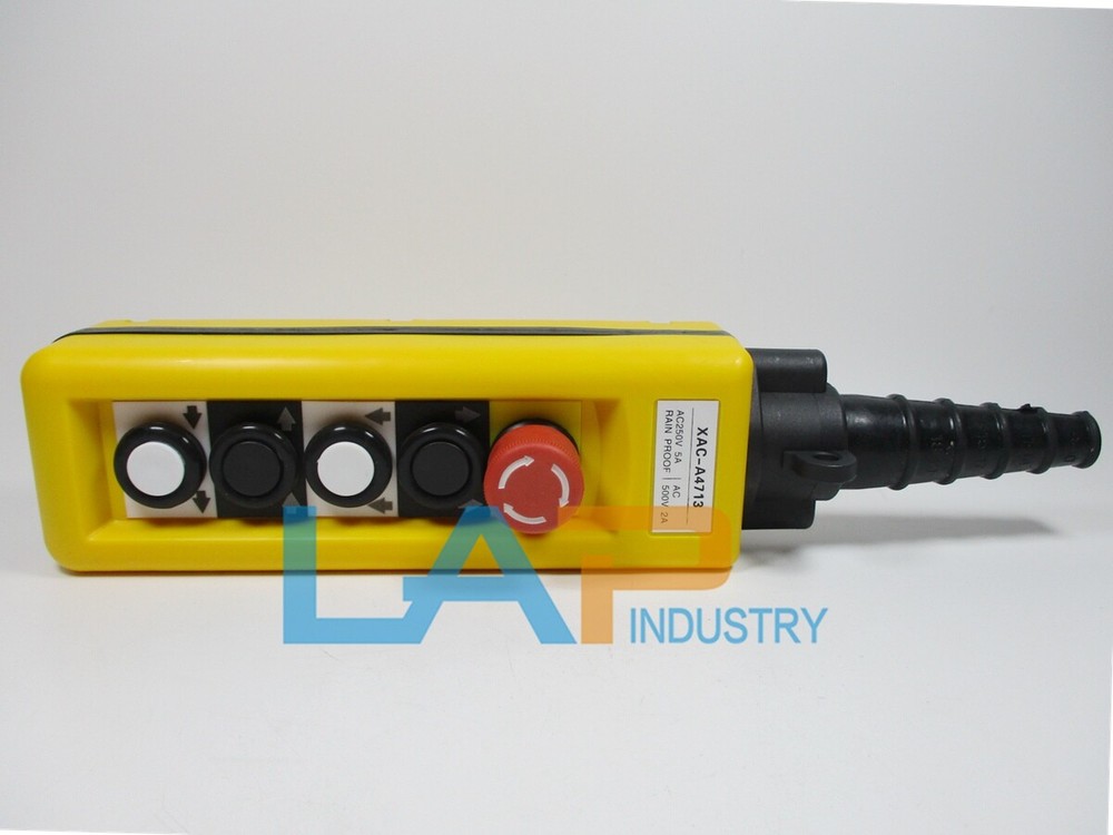 1PCS New XAC-A4713 Pendant Control Stations Crane 4 Pushbutton Switch