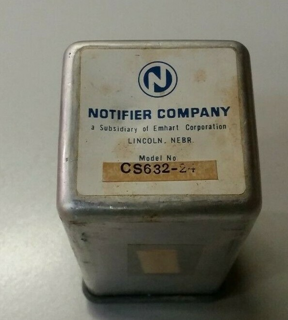 Vintage Antique Notifier CS632-24 Fire Alarm Coder Plug in Module
