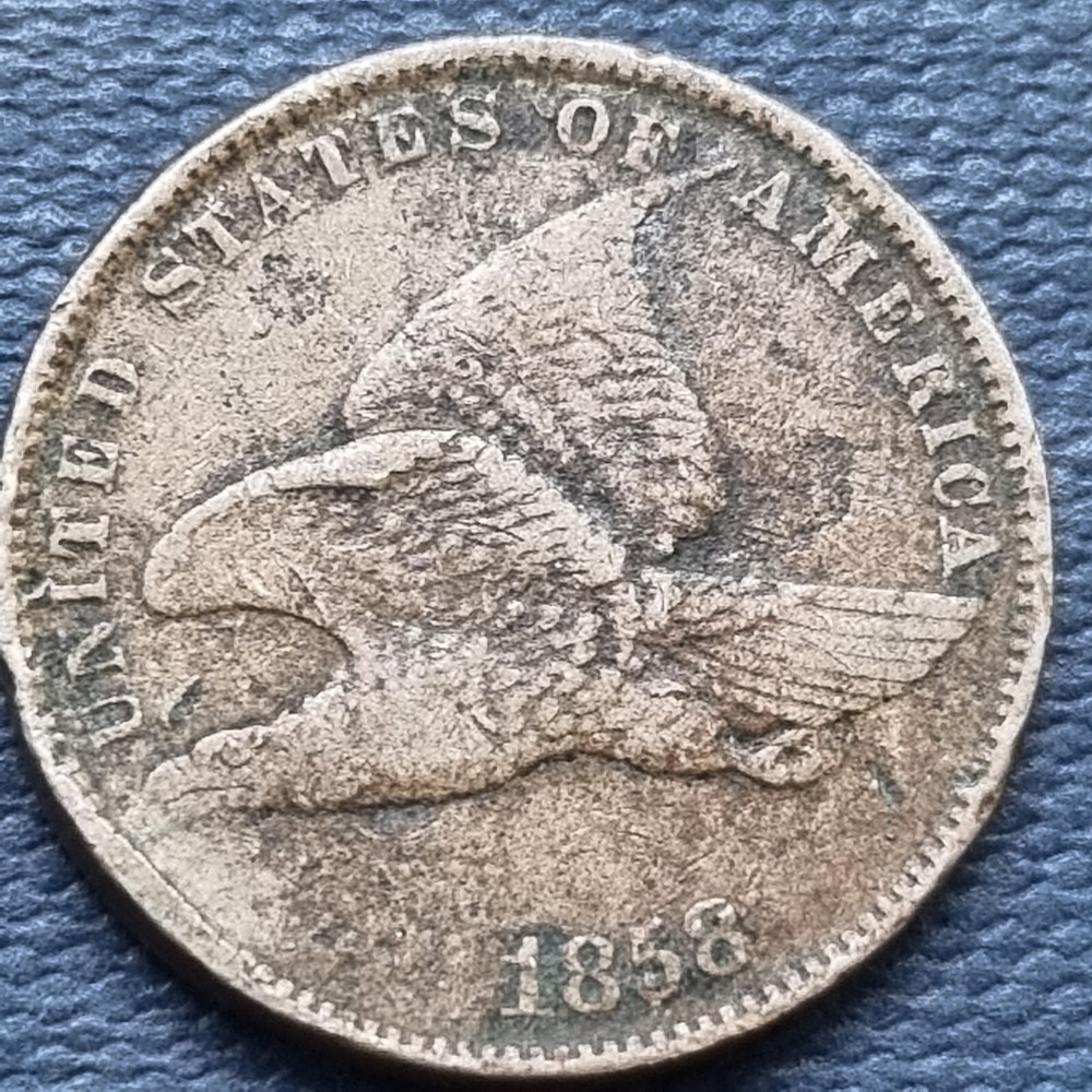 1858 Flying Eagle Cent 1c Better Grade #91747