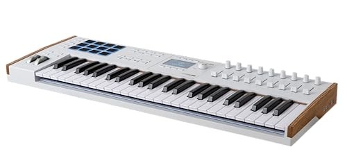 Arturia KeyLab 49 mk3 Professional MIDI Controller and Software (White)