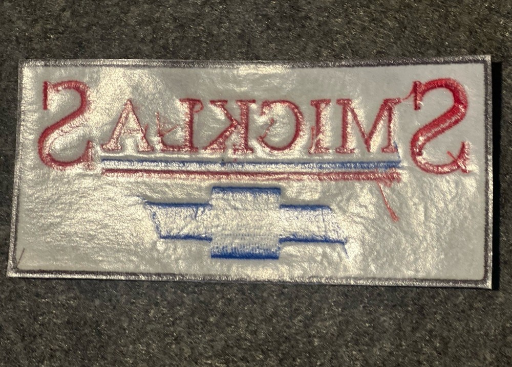 Smicklas Chevrolet Patch - 5 x 2.25 inches