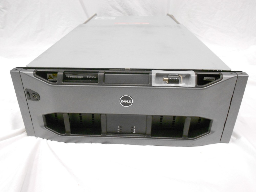 Dell EqualLogic PS6500 SAN iSCSI Storage System Chassis W/ Controllers / Power