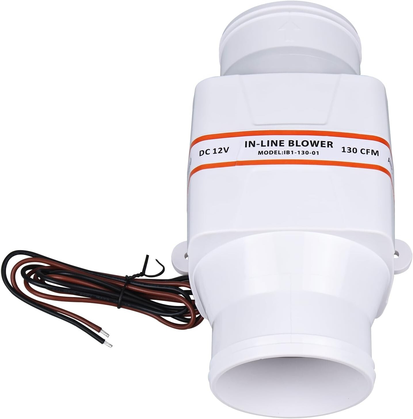 12V 3 inch Electric in-Line Marine Bilge Air Blower Fan 130CFM