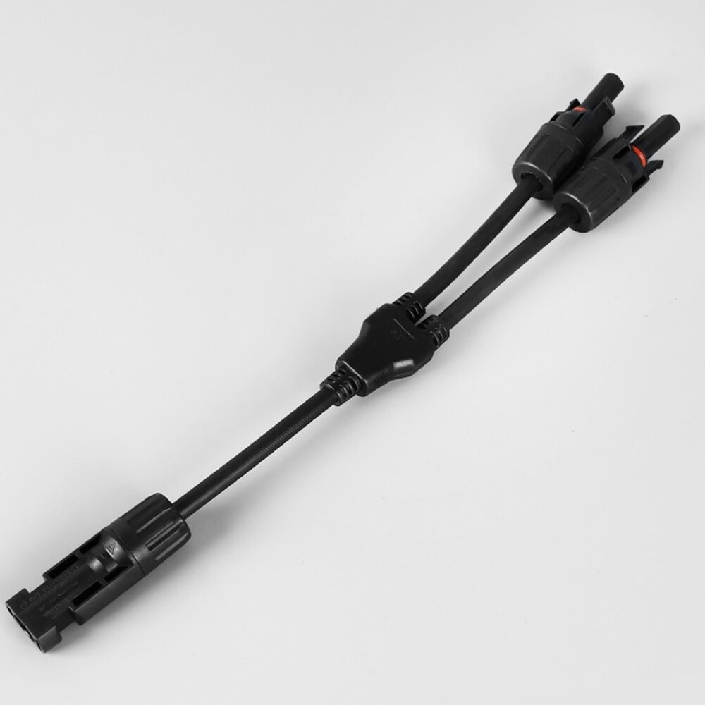 US 2-4 Pcs Solar Connectors Y Branch Parallel Adapter Cable Wire Waterproof Tool