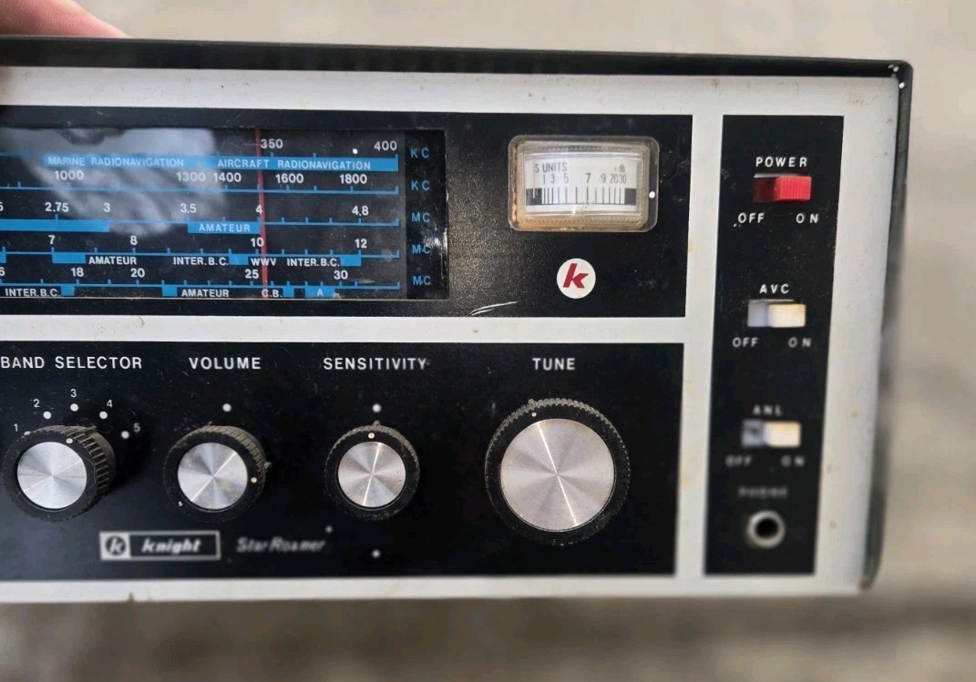 Knight Star Roamer Shortwave Receiver Allied Radio Tested Working