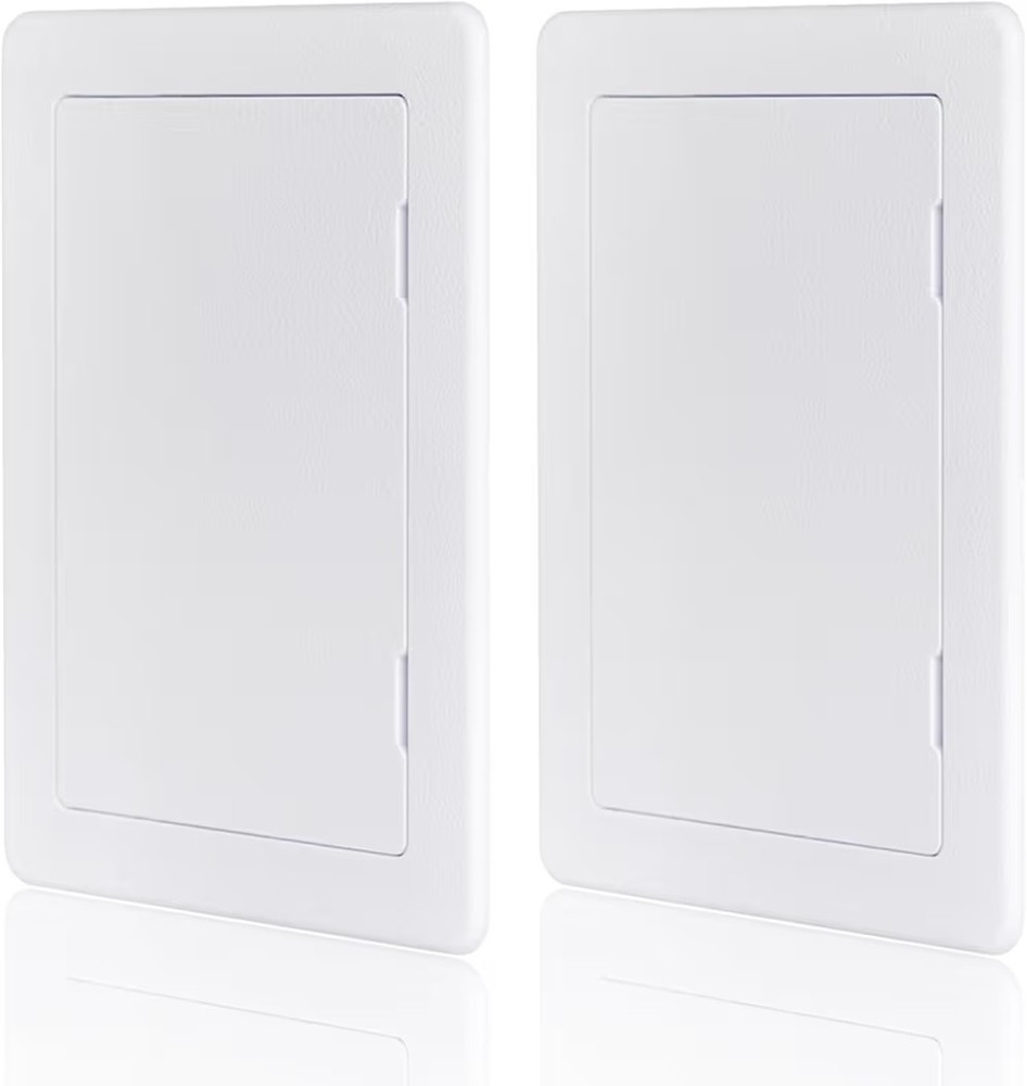 Access Plumbing Panel for Drywall Ceiling, 4x6 in 2 PC Plastic Access Door, Wall