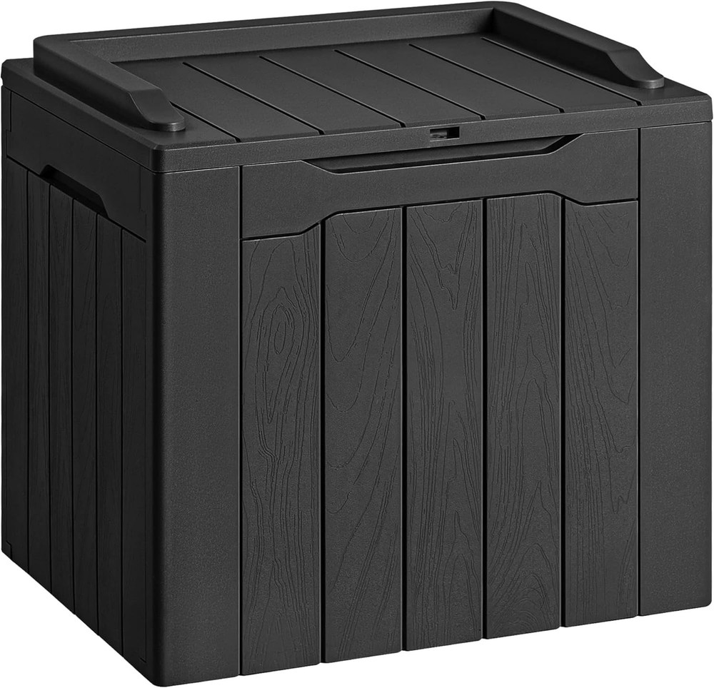 30 Gallon Lockable Deck Box - Safe Storage for Pool Accessories & Garden Tools
