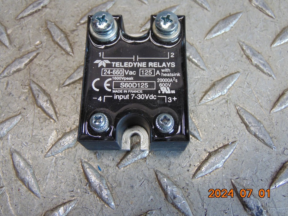 (1) TELEDYNE S60D125 RELAY