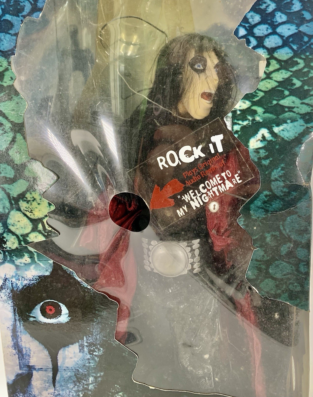 Alice Cooper Welcome To My Nightmare Art Asylum 18 Inch Singing Action Figure