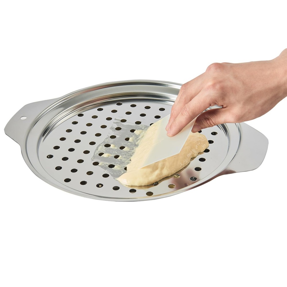 Spaetzle Maker Stainless Steel Lid Scraper