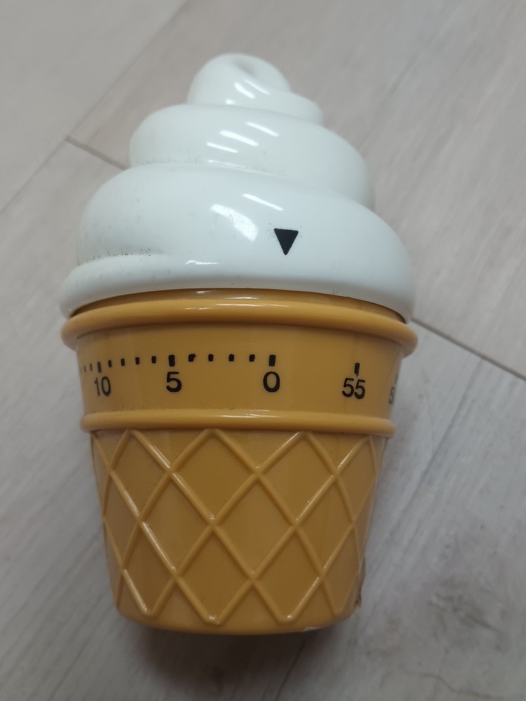 Vanilla Ice Cream Cone Kitchen Timer