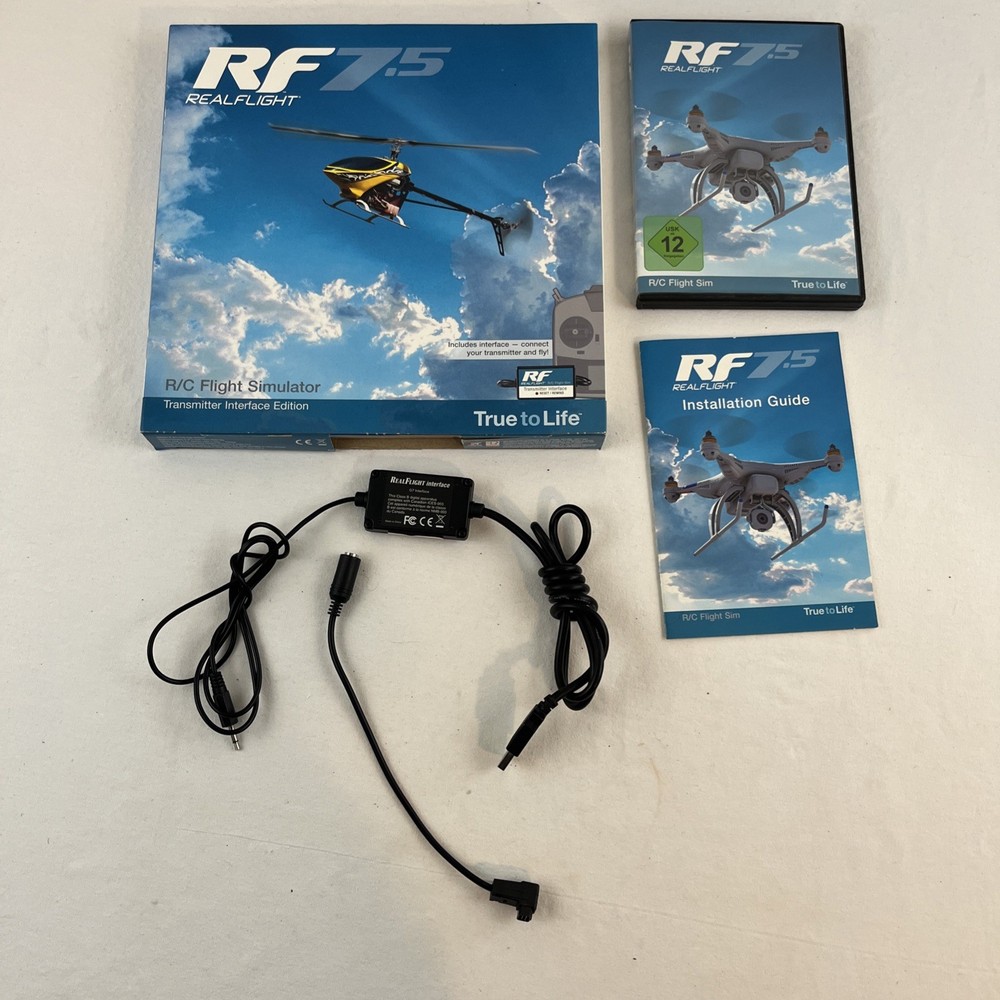RealFlight 7.5 w/ Wired Transmitter Interface and DVD