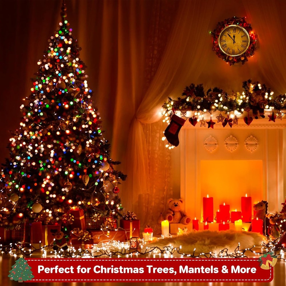 Connectable Christmas String Lights 8 Modes