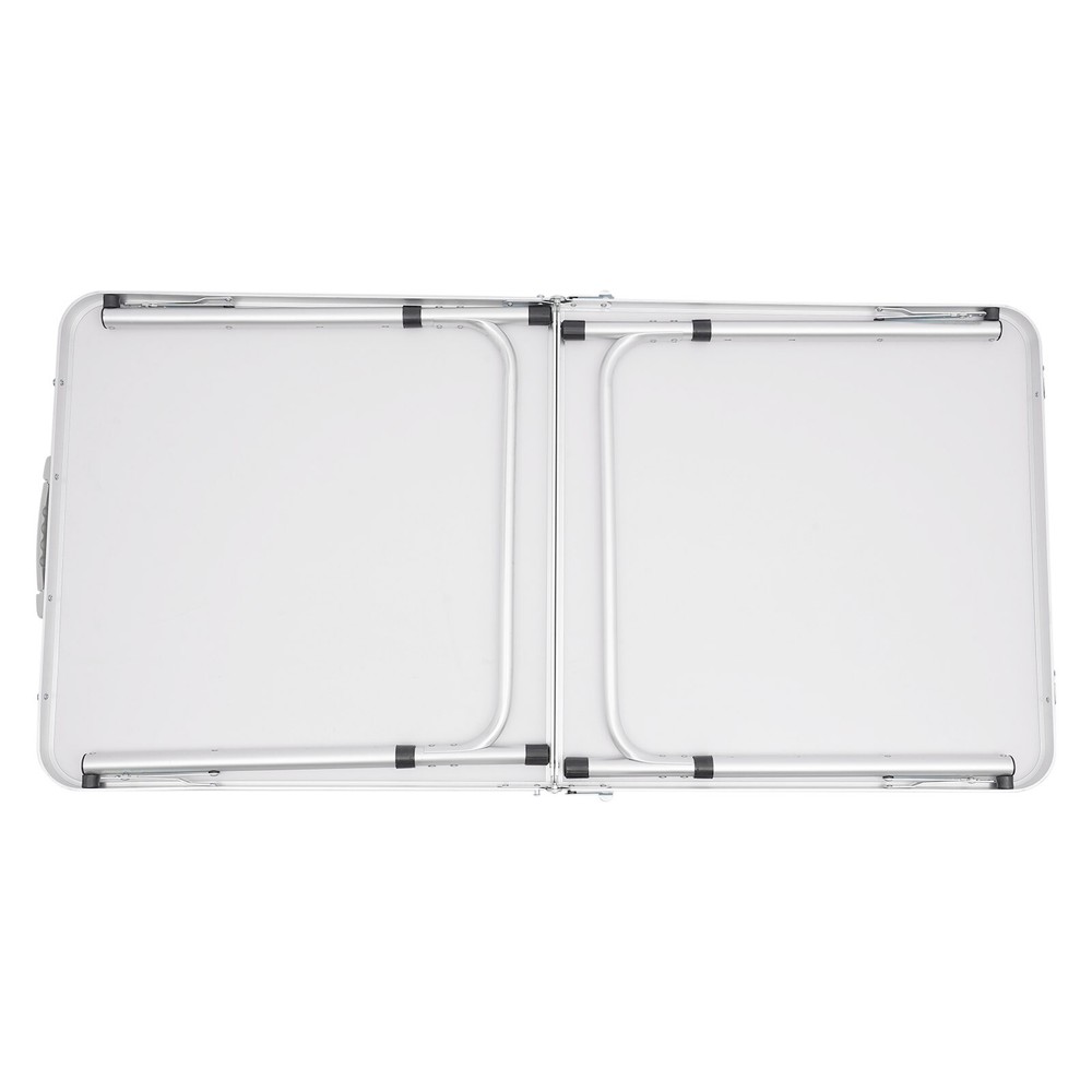 Portable Folding Table Indoor & Outdoor Adjustable Height Table for Picnic, BBQ