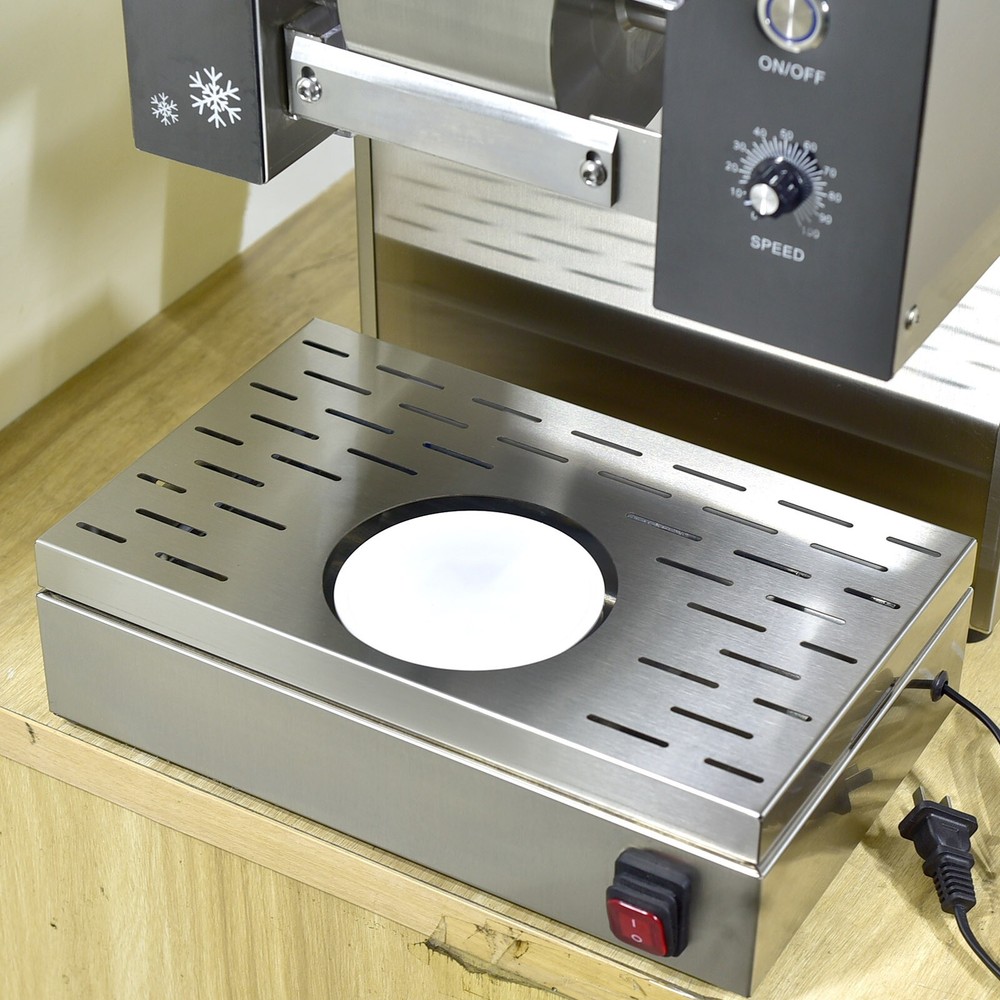 Kolice 275 lbs/day Automatic Snowflake Ice Machine with Rotatable Base Air Cool
