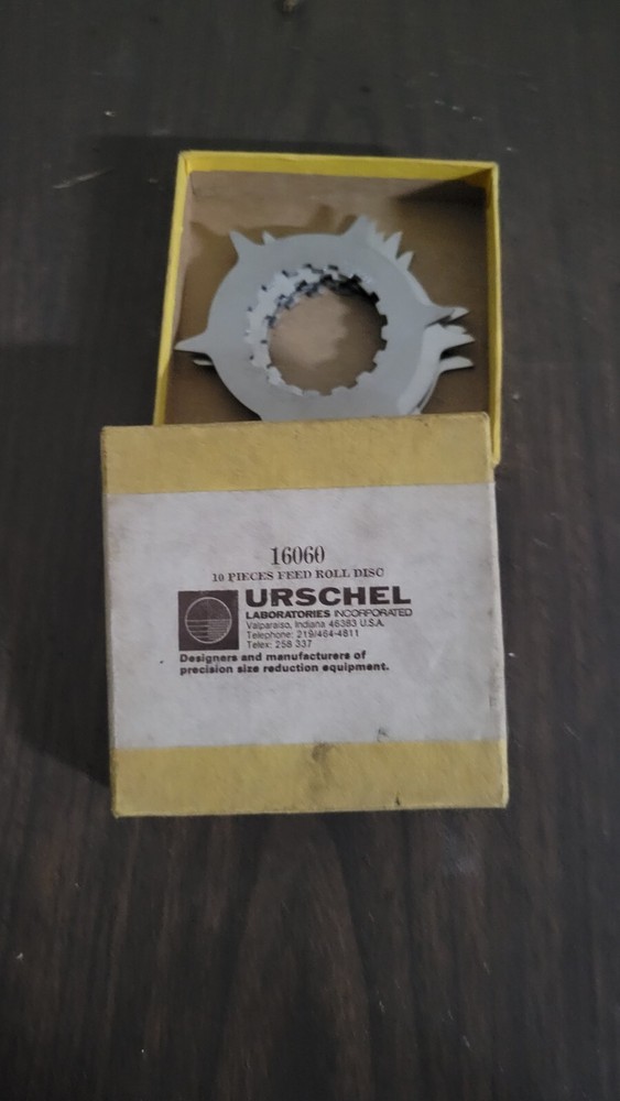 Urschel Feed Disc
