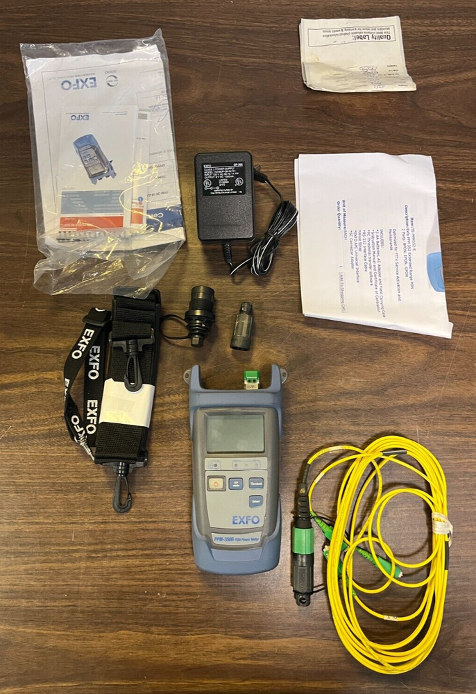 EXFO PPM-350 SM PON SM Power Meter (FULL KIT w/CASE)